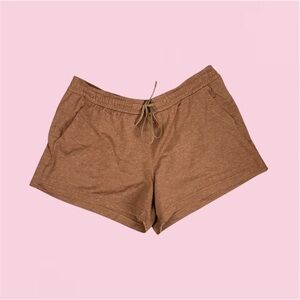 Lululemon soft lounge shorts in brown- Size 12